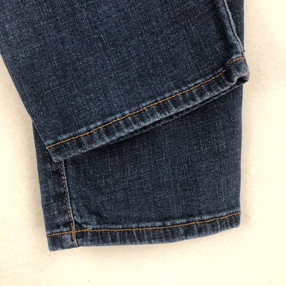 ELLA MOSS High Waist Straight Jeans Women's Size 6 Blue Denim Stretch Zip Fly - Picture 3 of 10